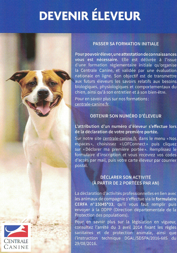 Devenir éleveur